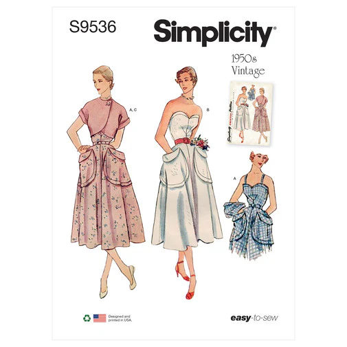 Simplicity Vintage Sundress and Bolero S9536 - Image 2