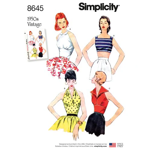 Simplicity Vintage Tops S8645 - Image 3