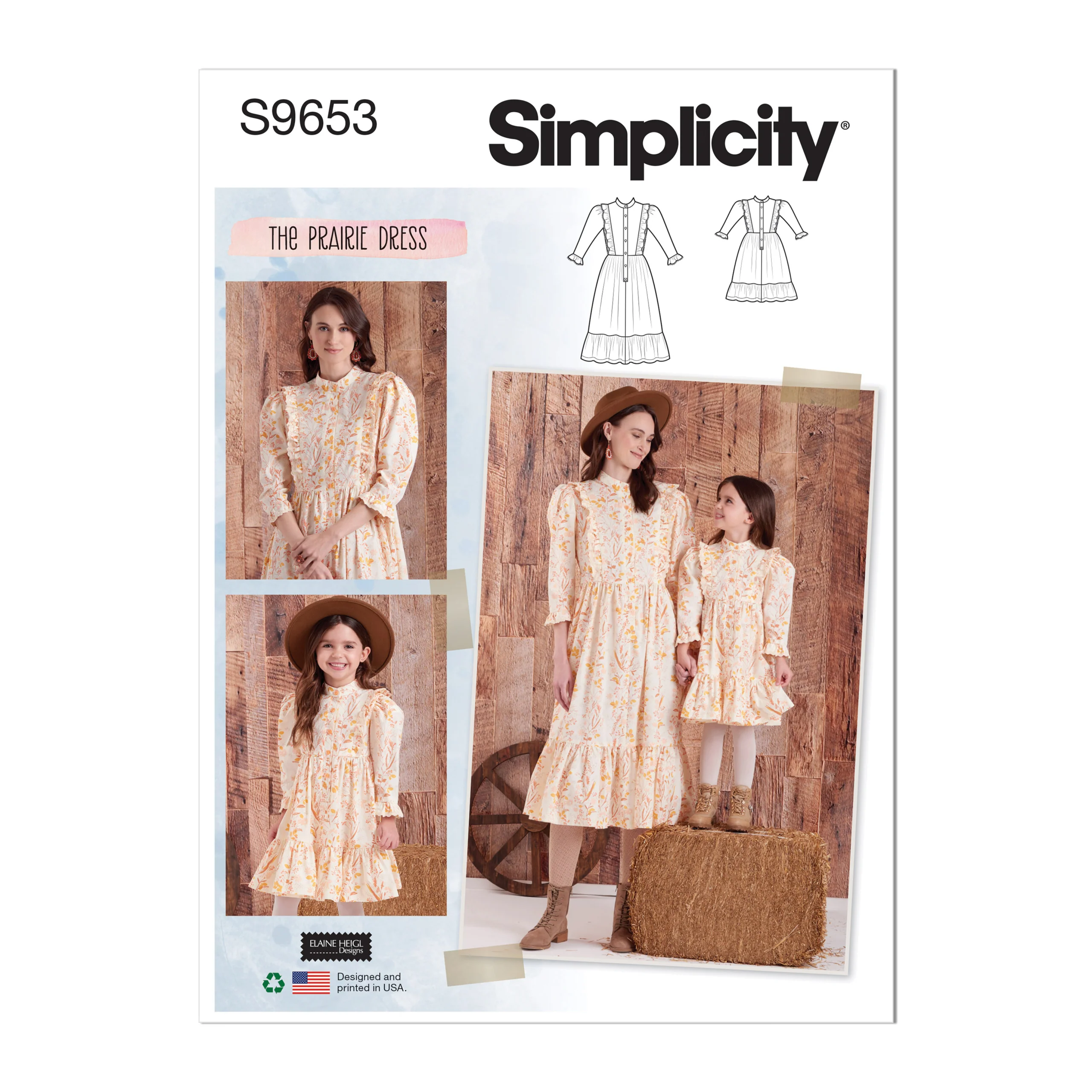 Simplicity Women/Child Dresses S9653 - Image 2