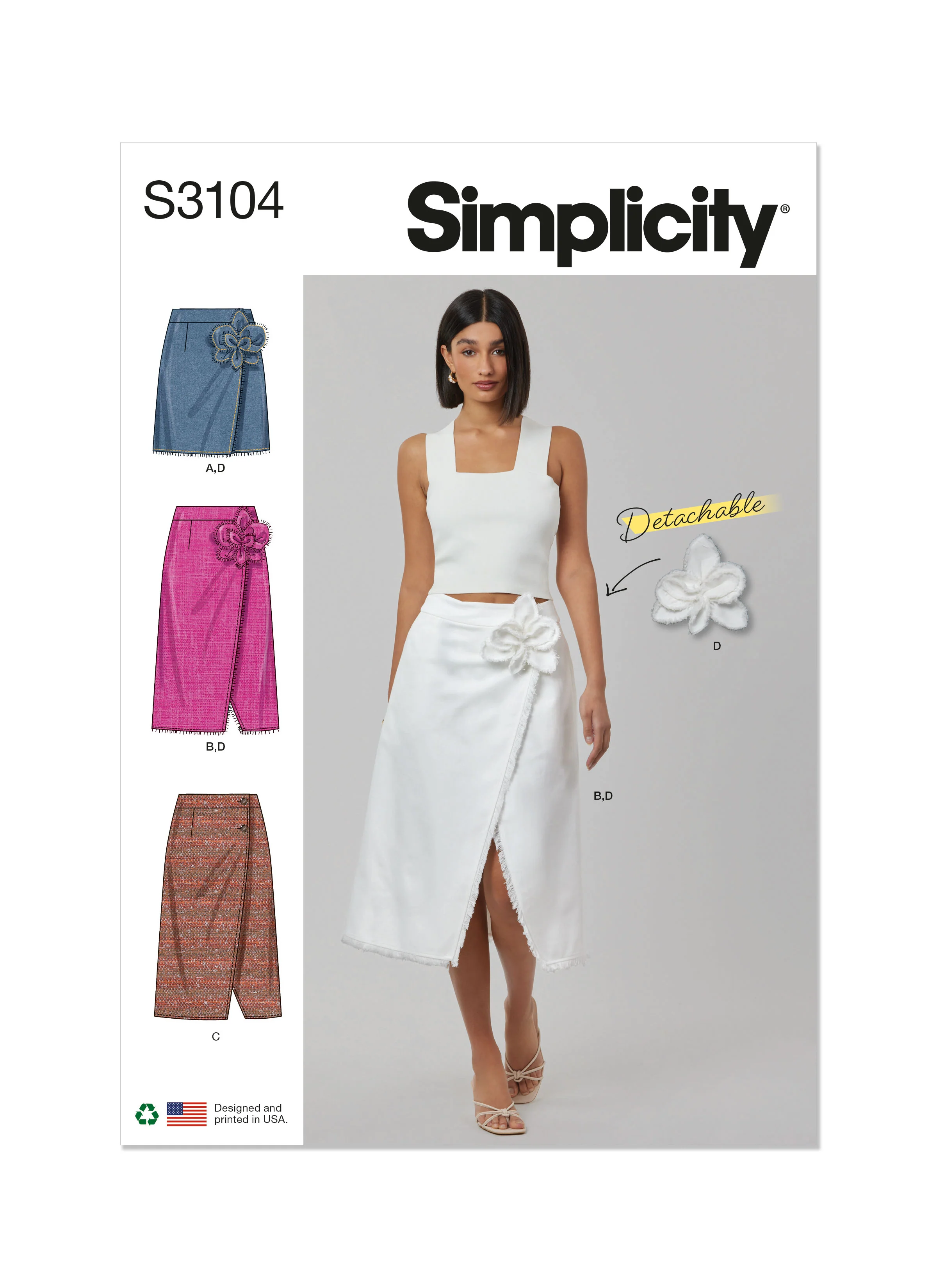 Simplicity Wrap Skirts S3104 - Image 2