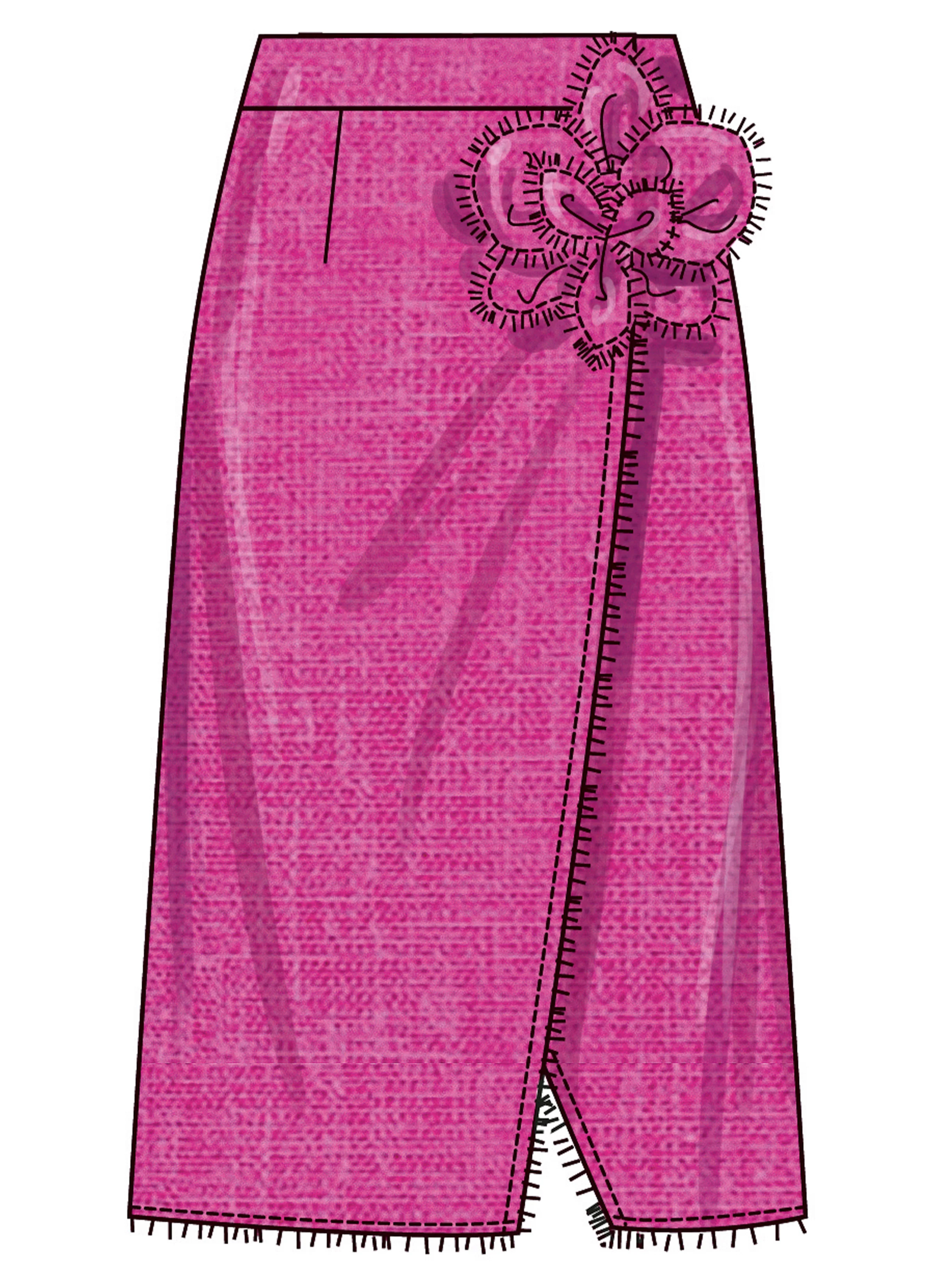 Simplicity Wrap Skirts S3104 - Image 4