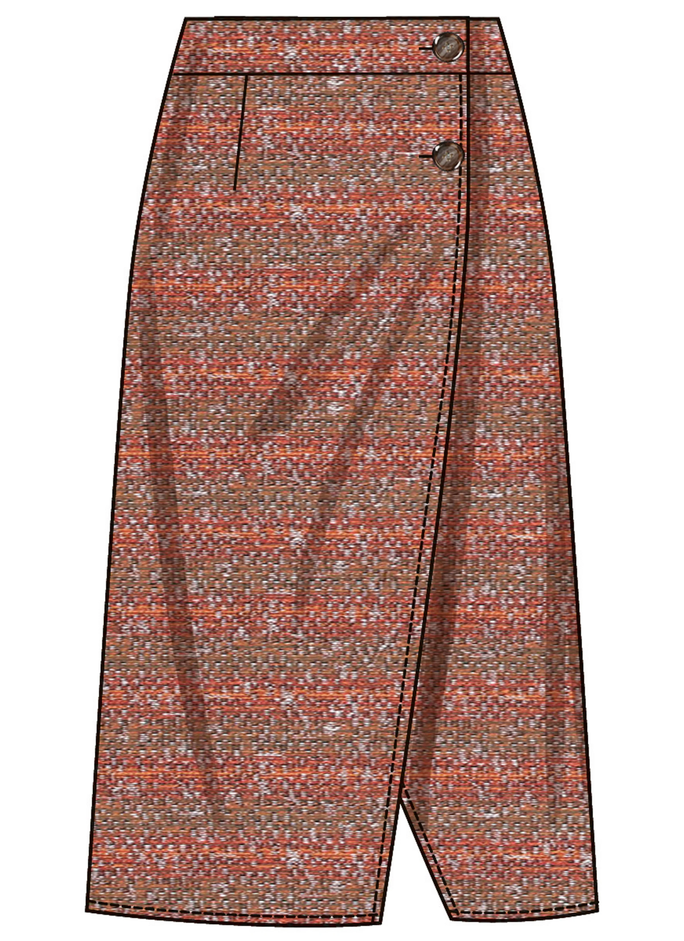 Simplicity Wrap Skirts S3104 - Image 5