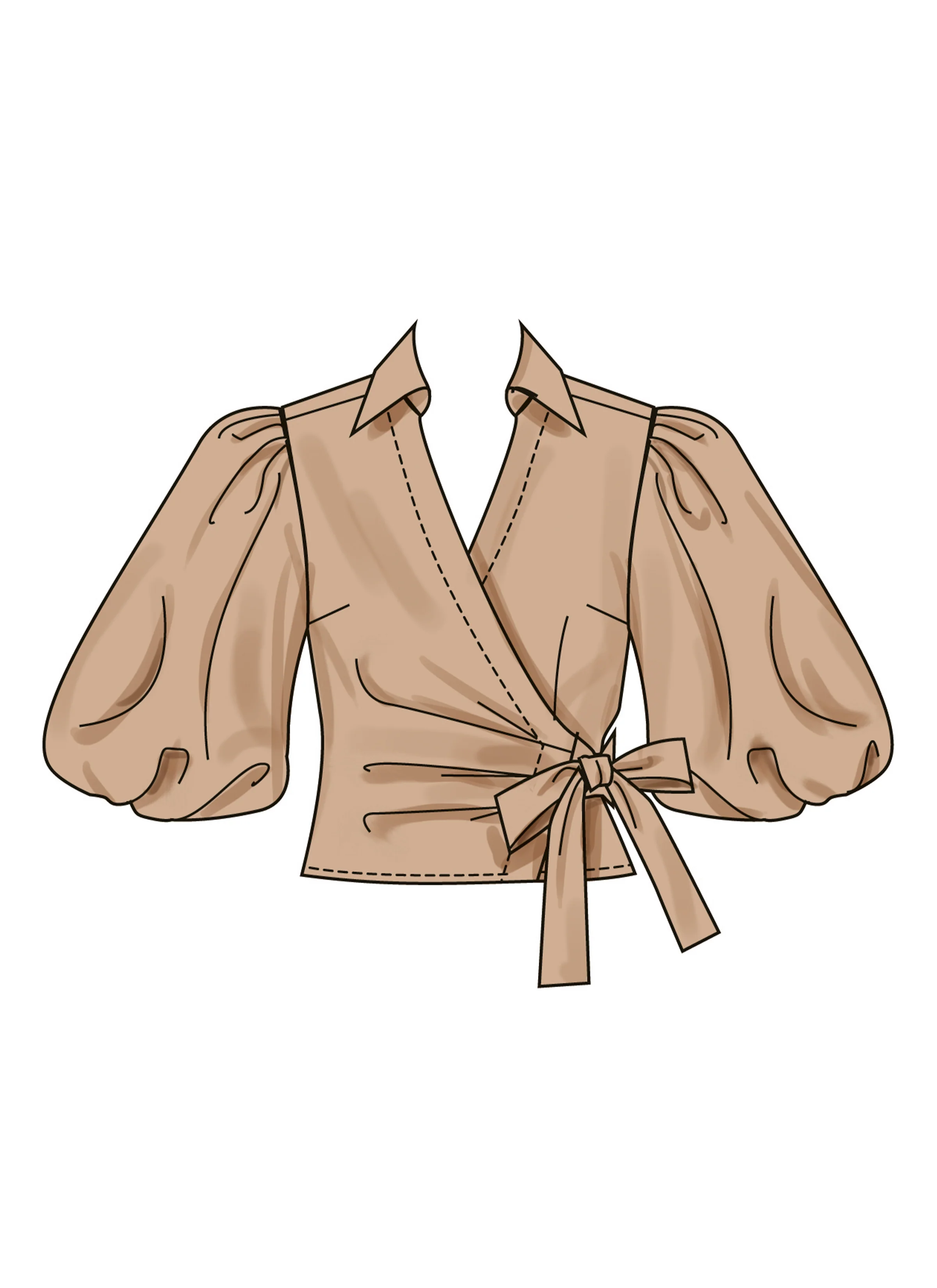 Simplicity Wrap Top S3135 - Image 5