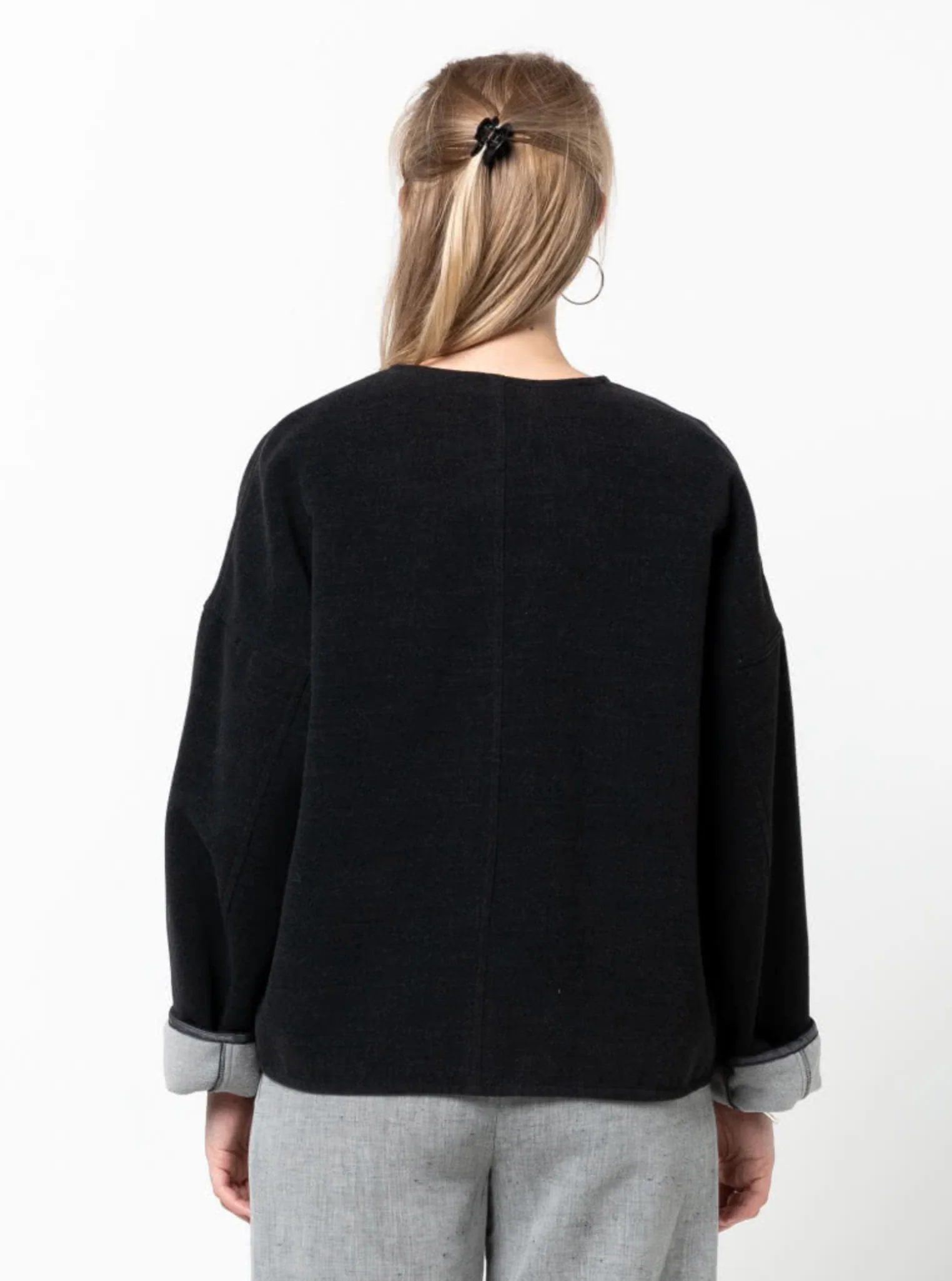 Style Arc Adelaide Woven Jacket - Image 5