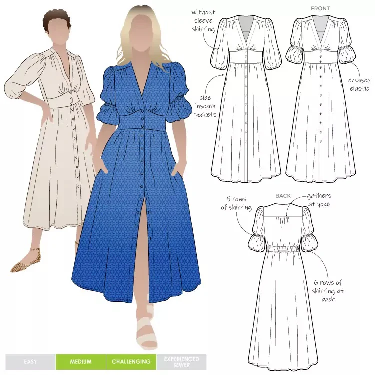 Style Arc Belle Woven Dress - Image 7