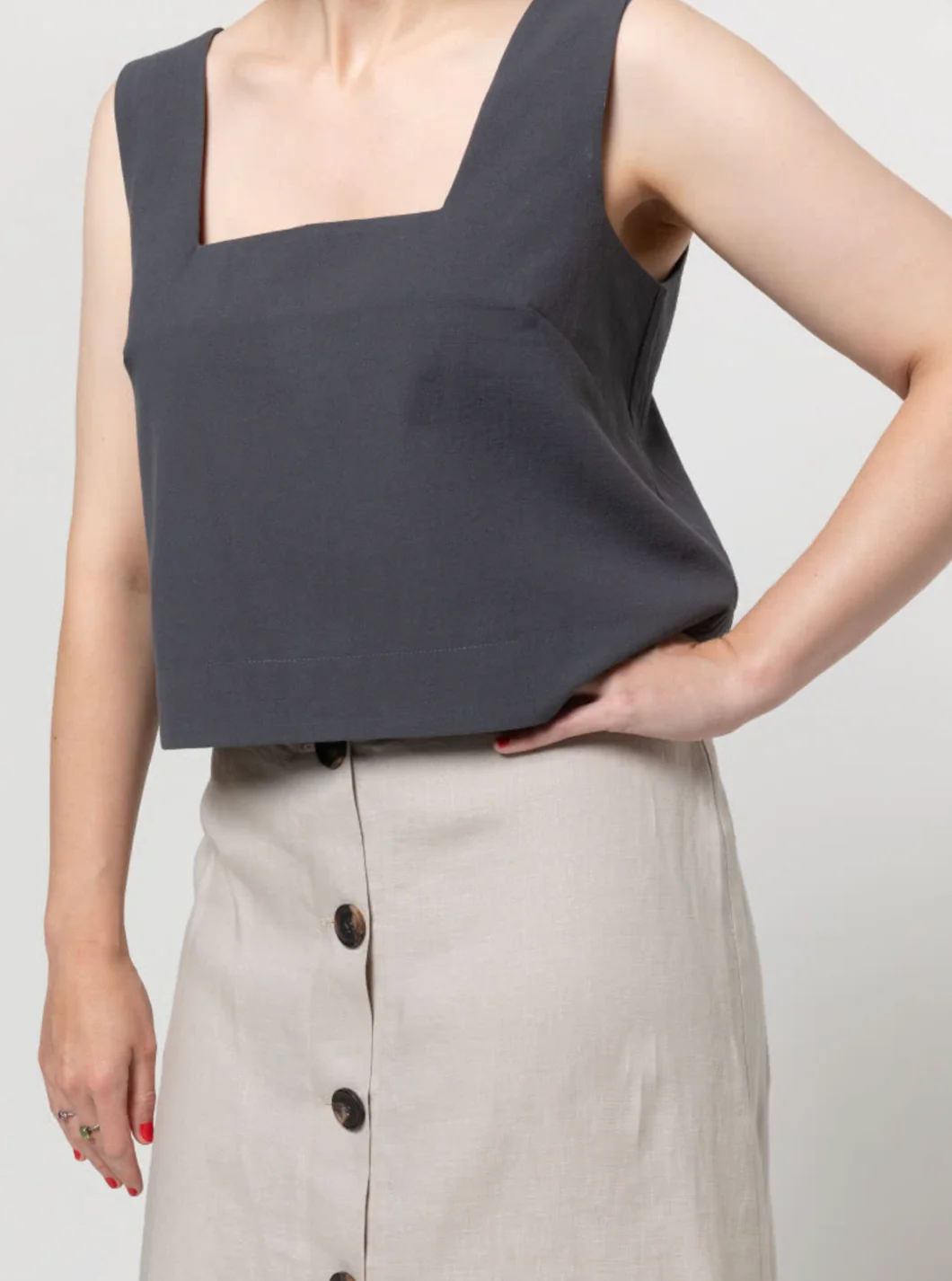 Style Arc Byron Woven Top - Image 7