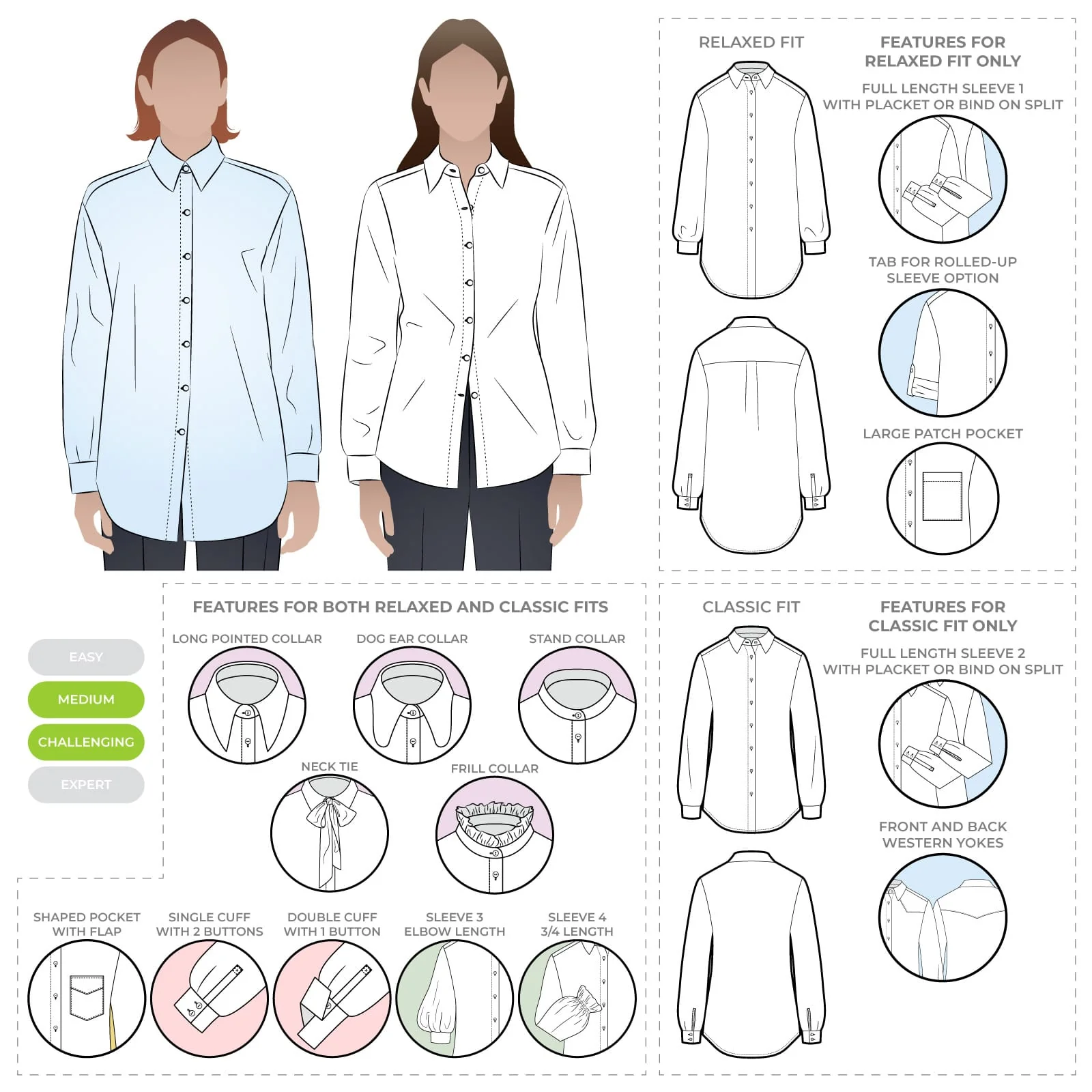 Style Arc Clayton Woven Shirt Pack - Image 32