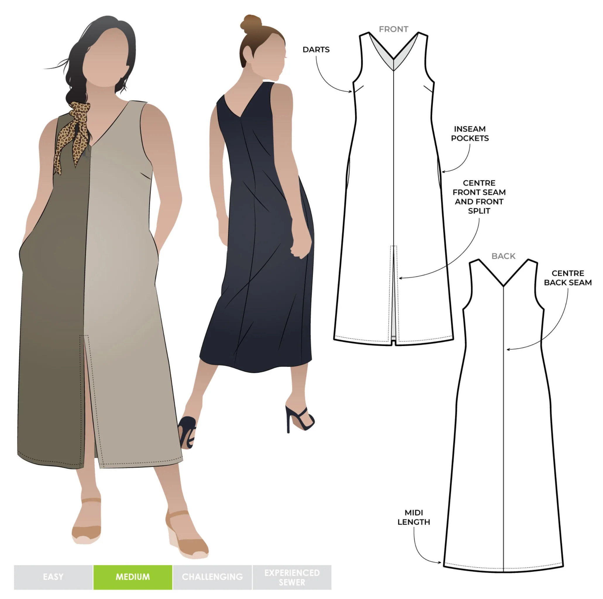 Style Arc Esther Woven Dress - Image 10