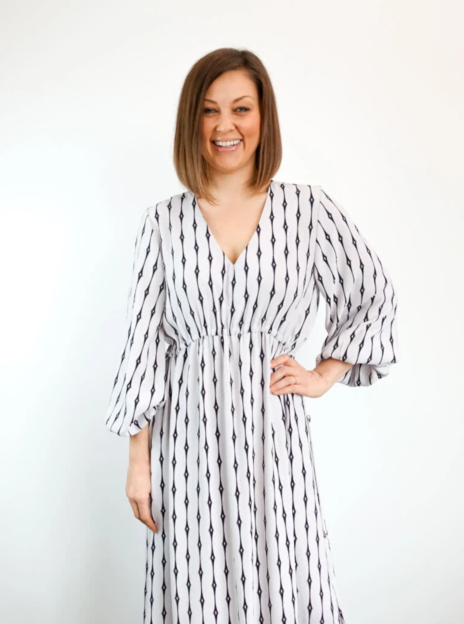 Style Arc Naomi Woven Dress - Image 8