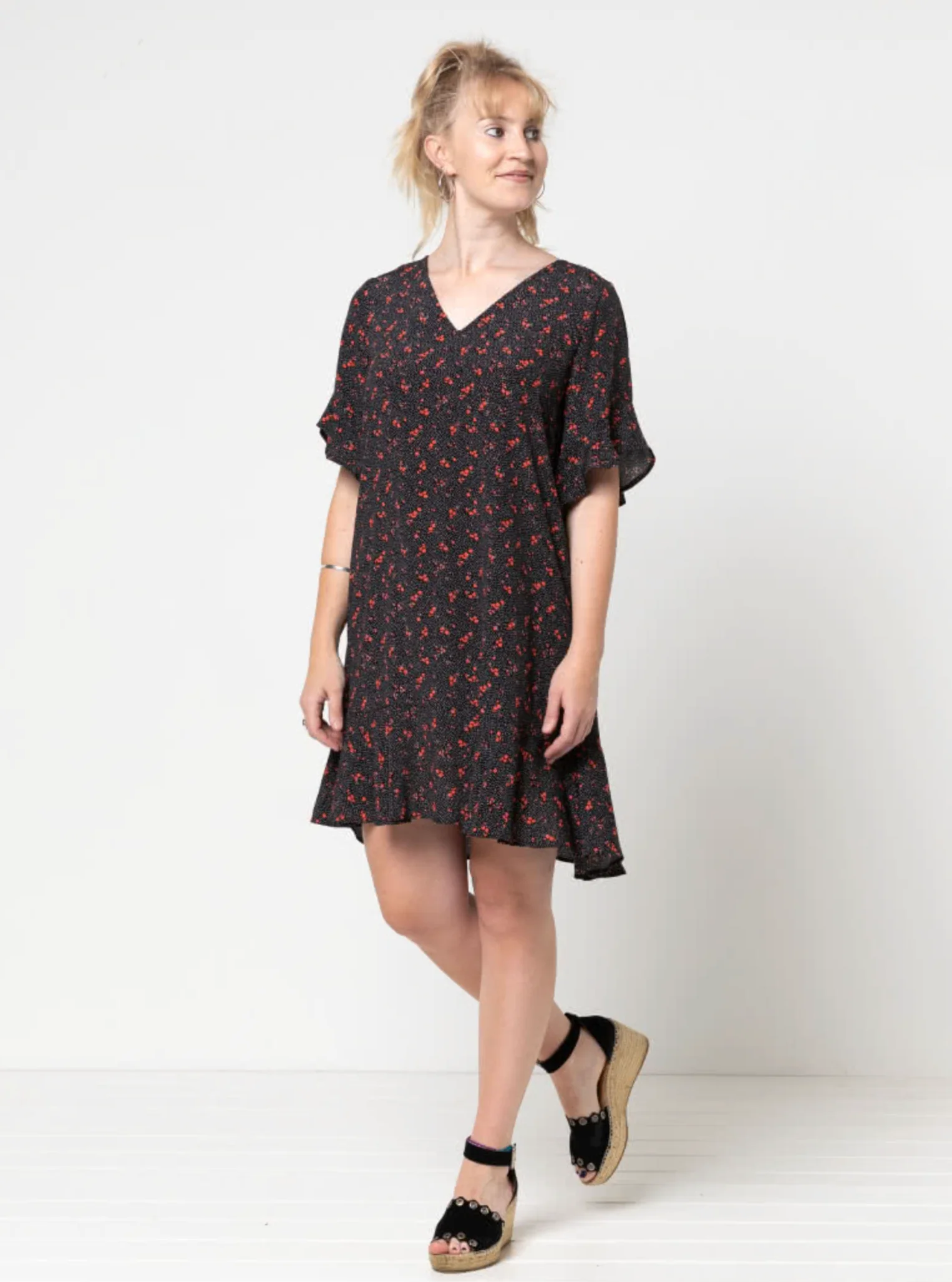 Style Arc Pixie Woven Dress - Image 2