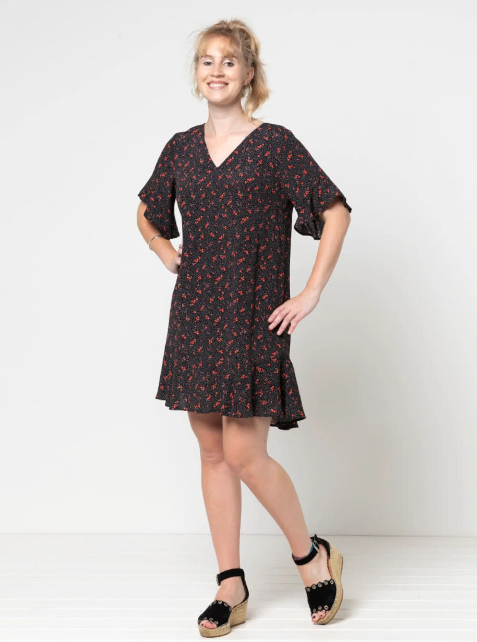Style Arc Pixie Woven Dress - Image 3