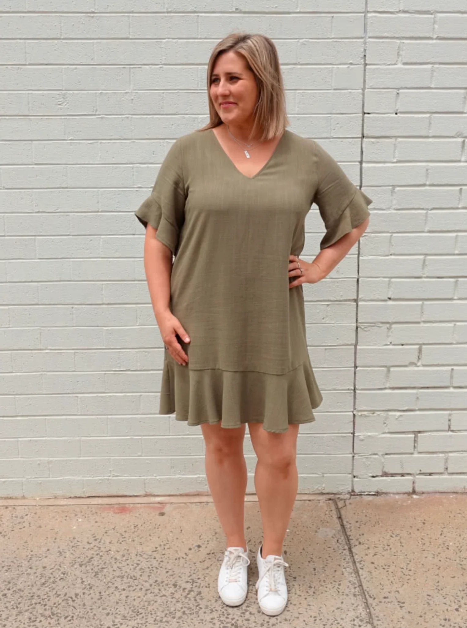 Style Arc Pixie Woven Dress - Image 8