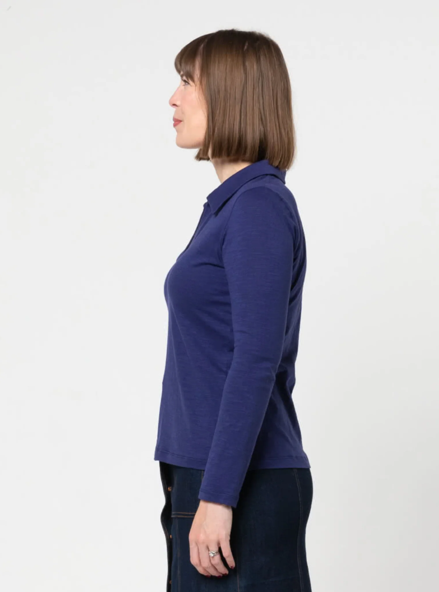 Style Arc Raph Knit Polo Top - Image 3