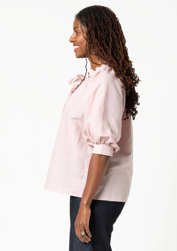 Style Arc Reynolds Woven Top - Image 5