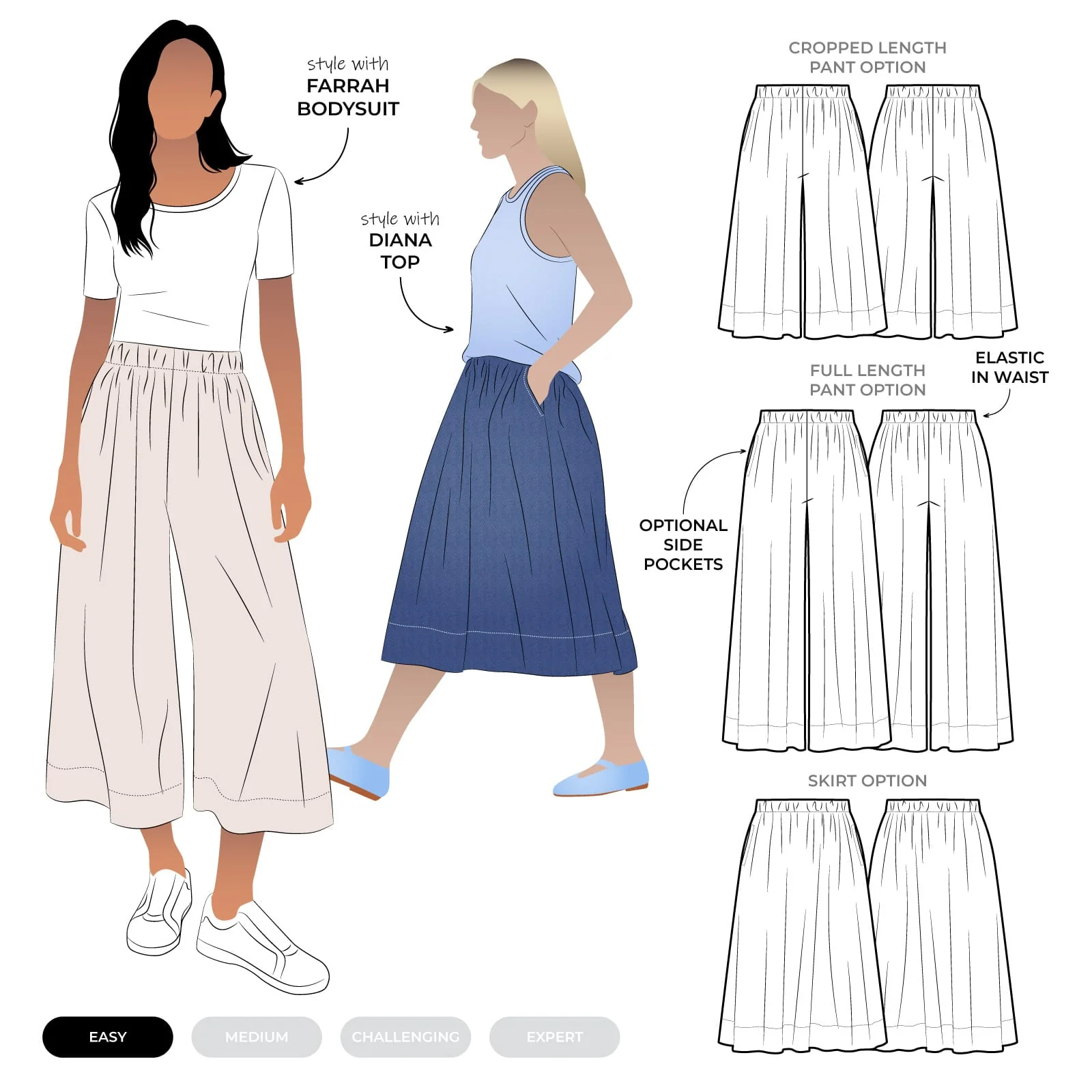 Style Arc Rumi Woven Skirt and Pant - Image 19