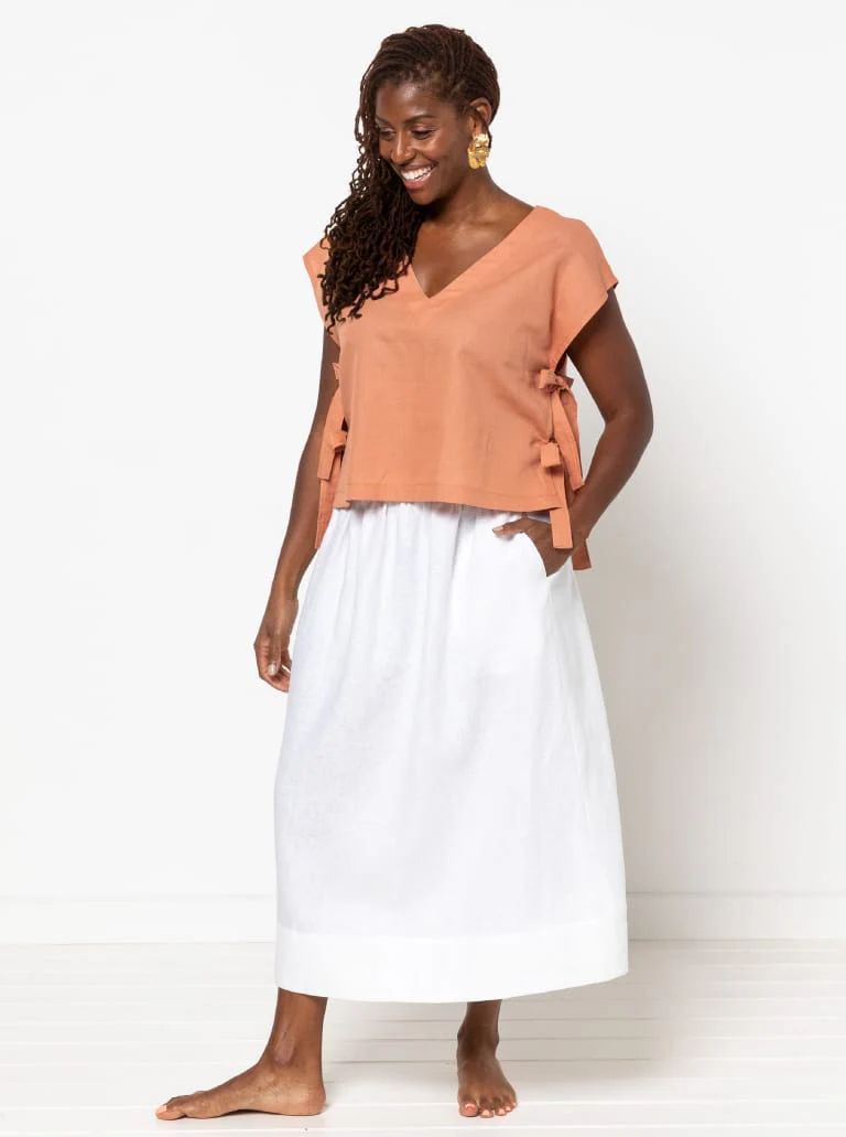 Style Arc Rumi Woven Skirt and Pant - Image 2