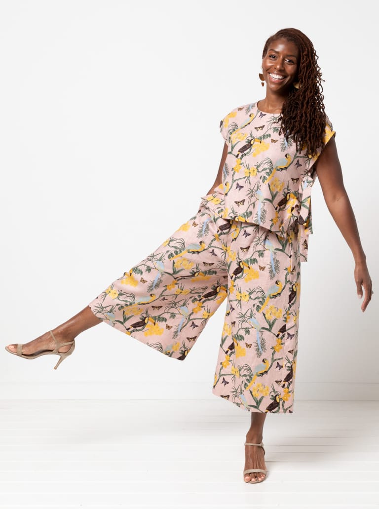 Style Arc Rumi Woven Skirt and Pant - Image 6