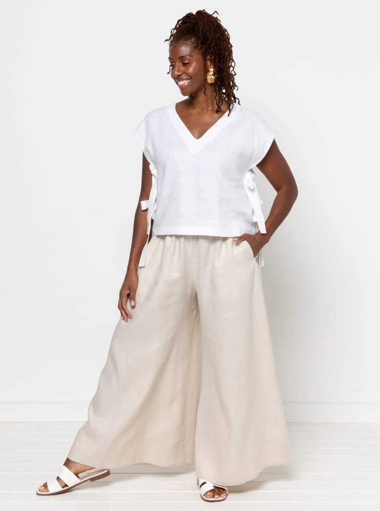 Style Arc Rumi Woven Skirt and Pant - Image 8