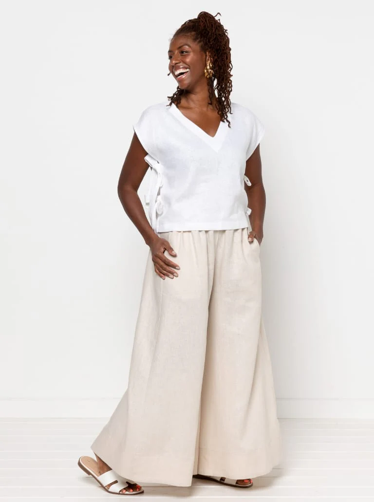 Style Arc Rumi Woven Skirt and Pant - Image 9