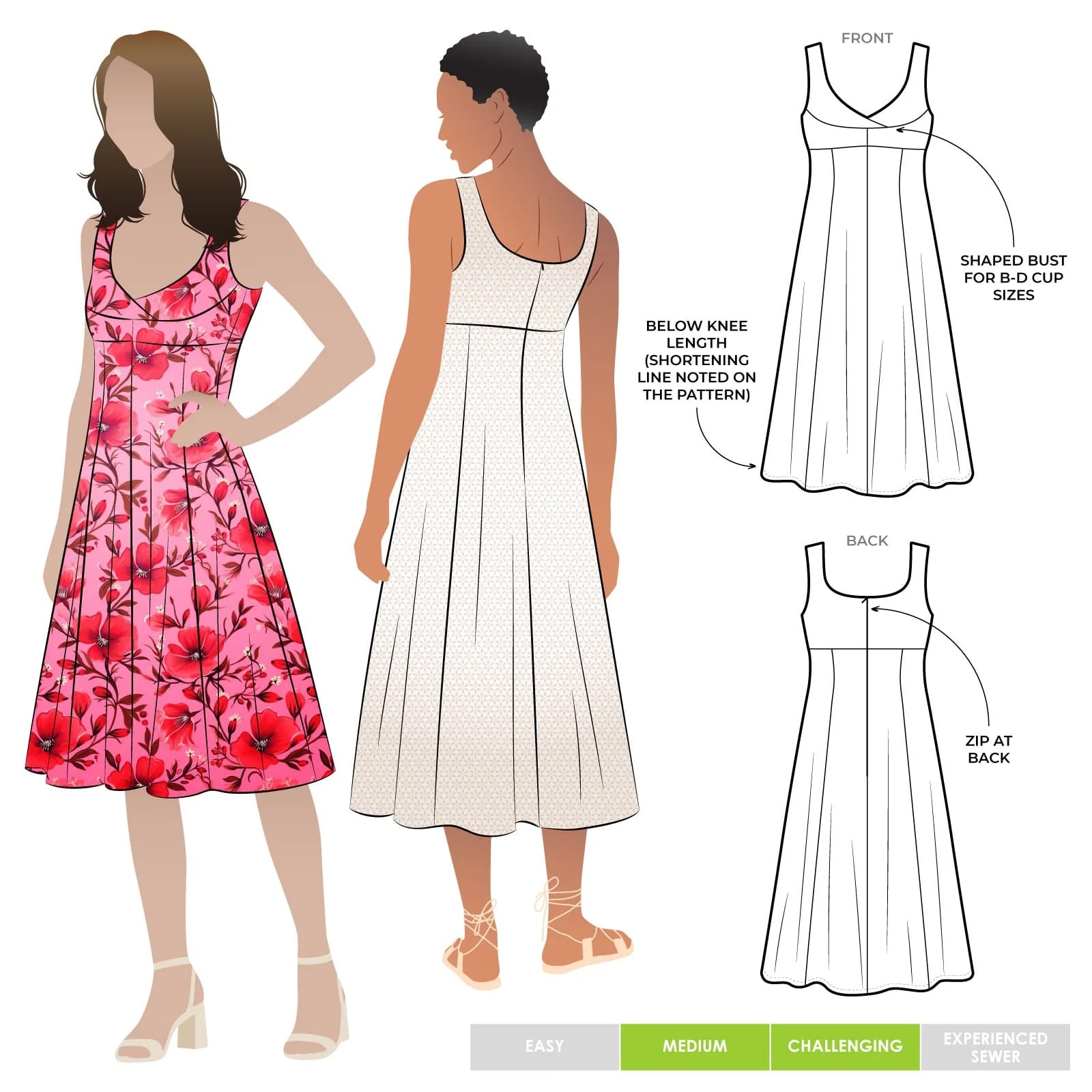 Style Arc Sabrina Woven Dress - Image 20