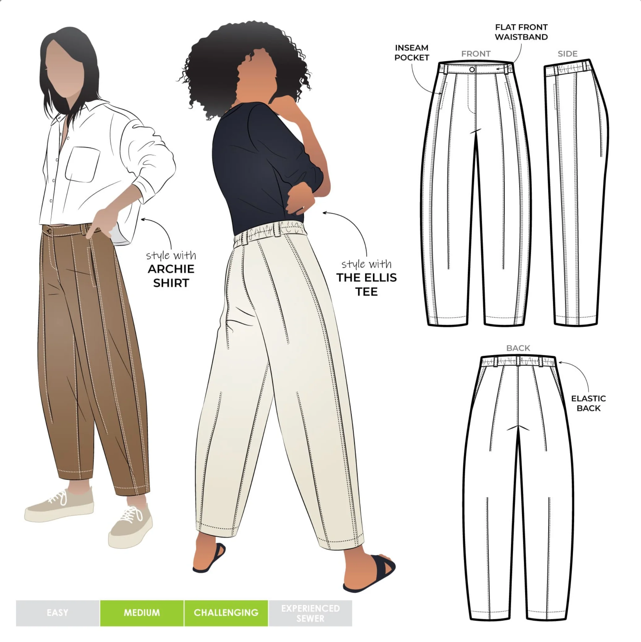 Style Arc Twig Woven Pant - Image 19