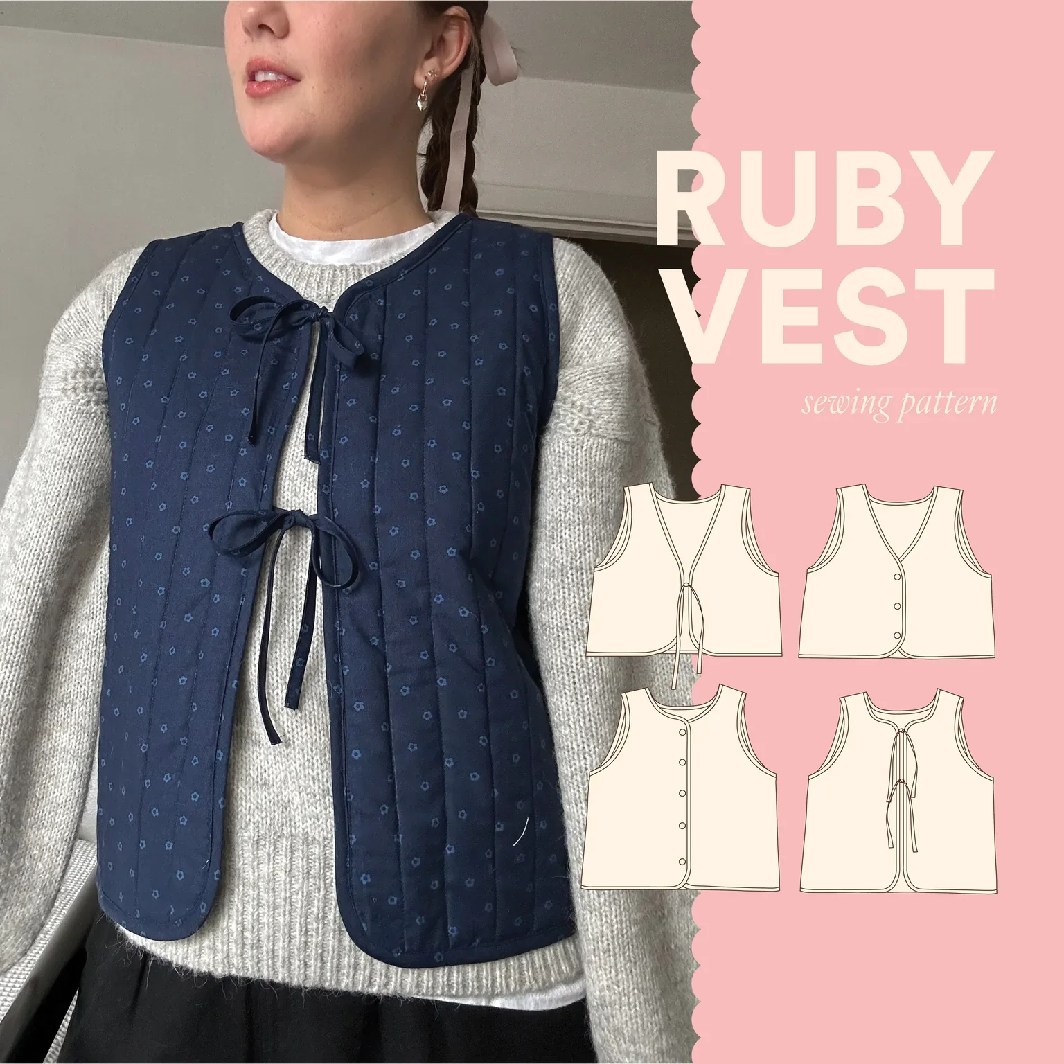 Syd Graham Patterns Ruby Vest - Image 9