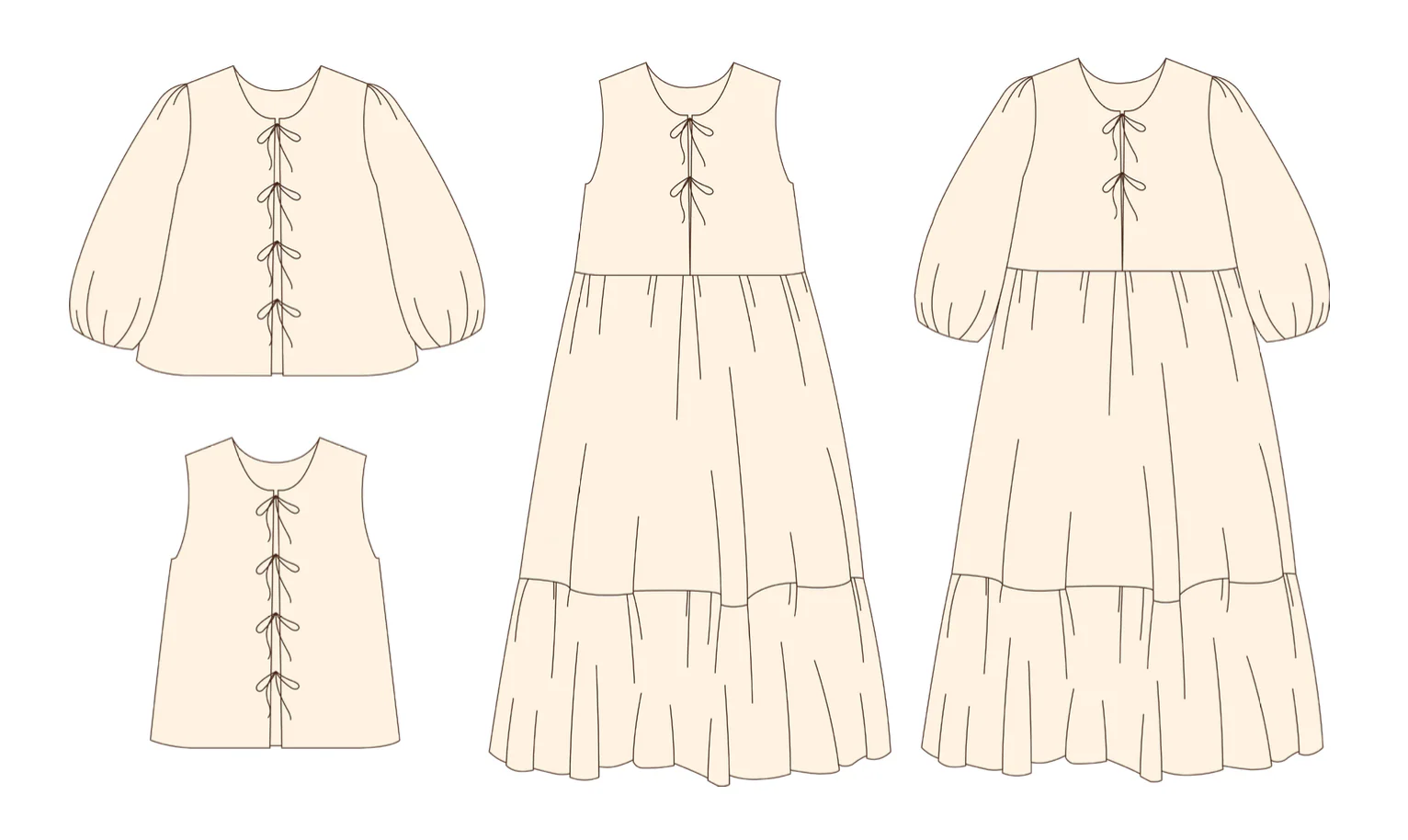 Syd Graham Patterns Syd Tie Top and Dress - Image 10