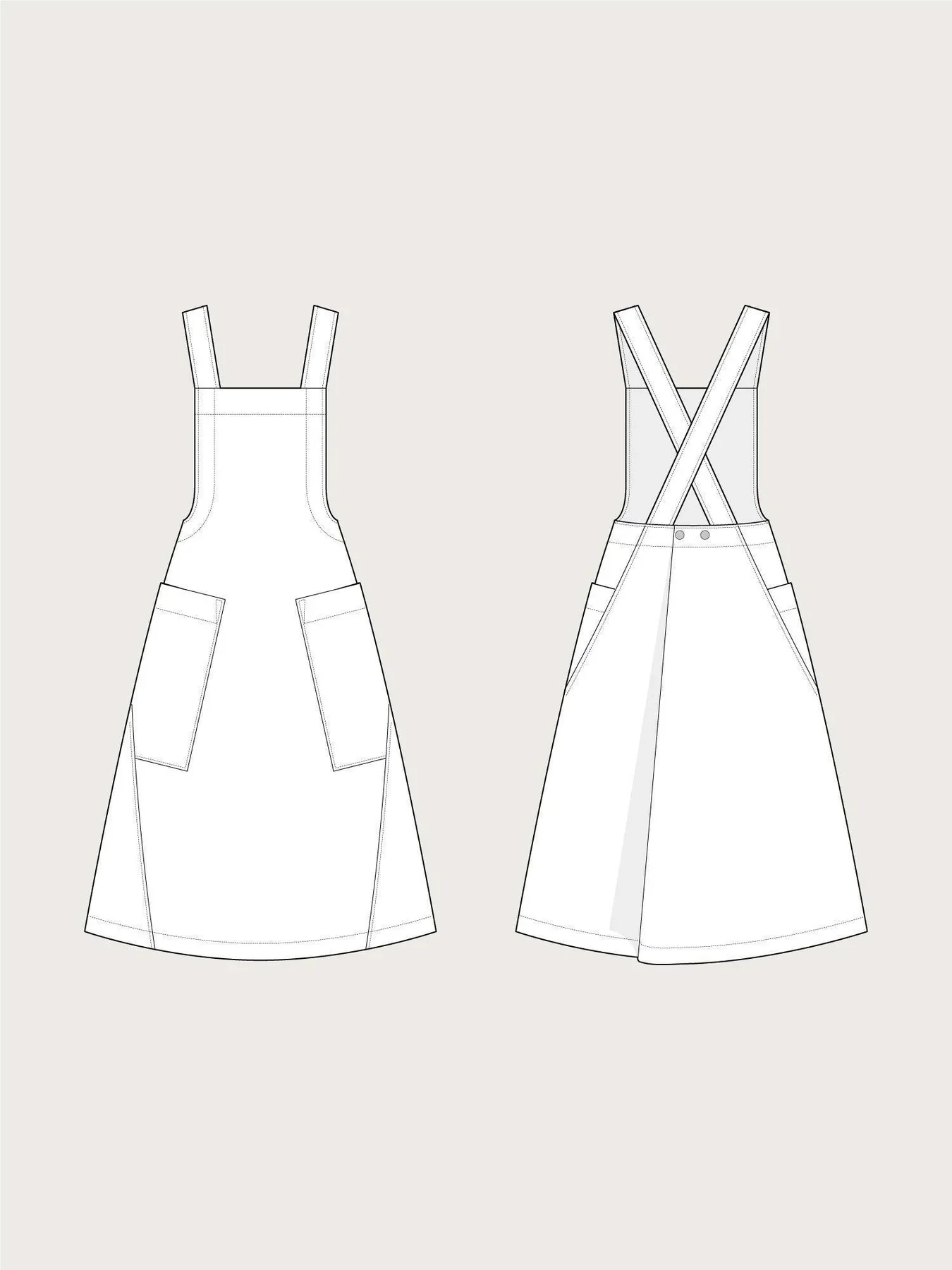 The Assembly Line Apron Dress - Image 6