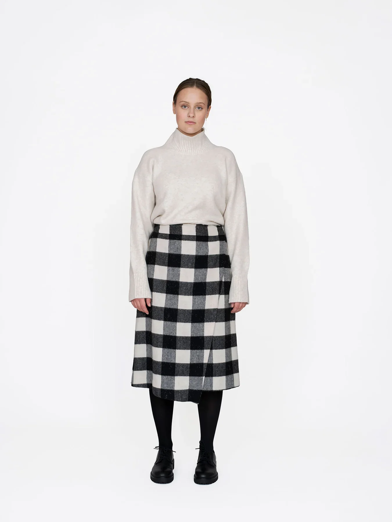 The Assembly Line Asymmetric Midi Skirt - Image 5