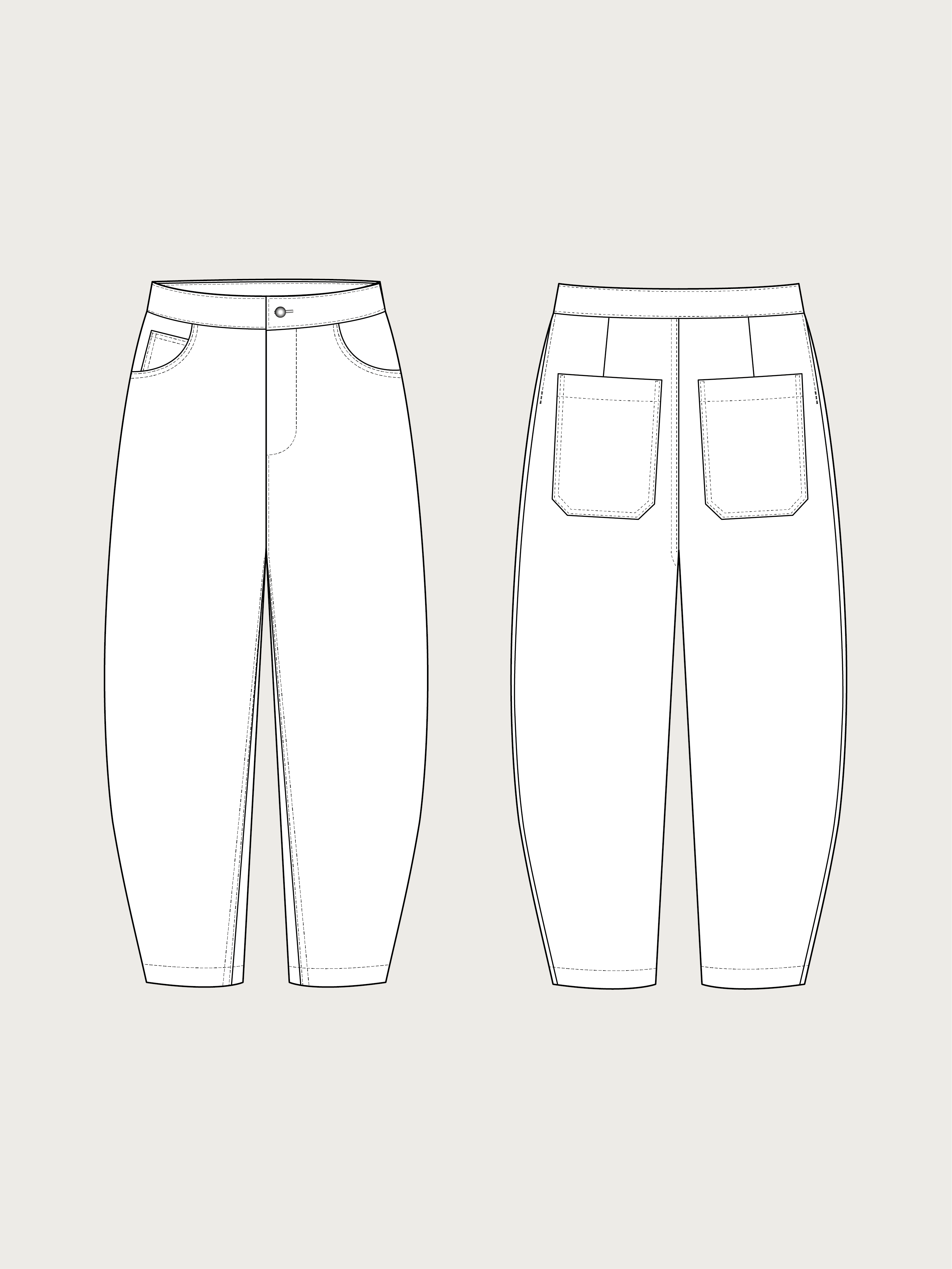 The Assembly Line Barrel-Leg Trousers - Image 9