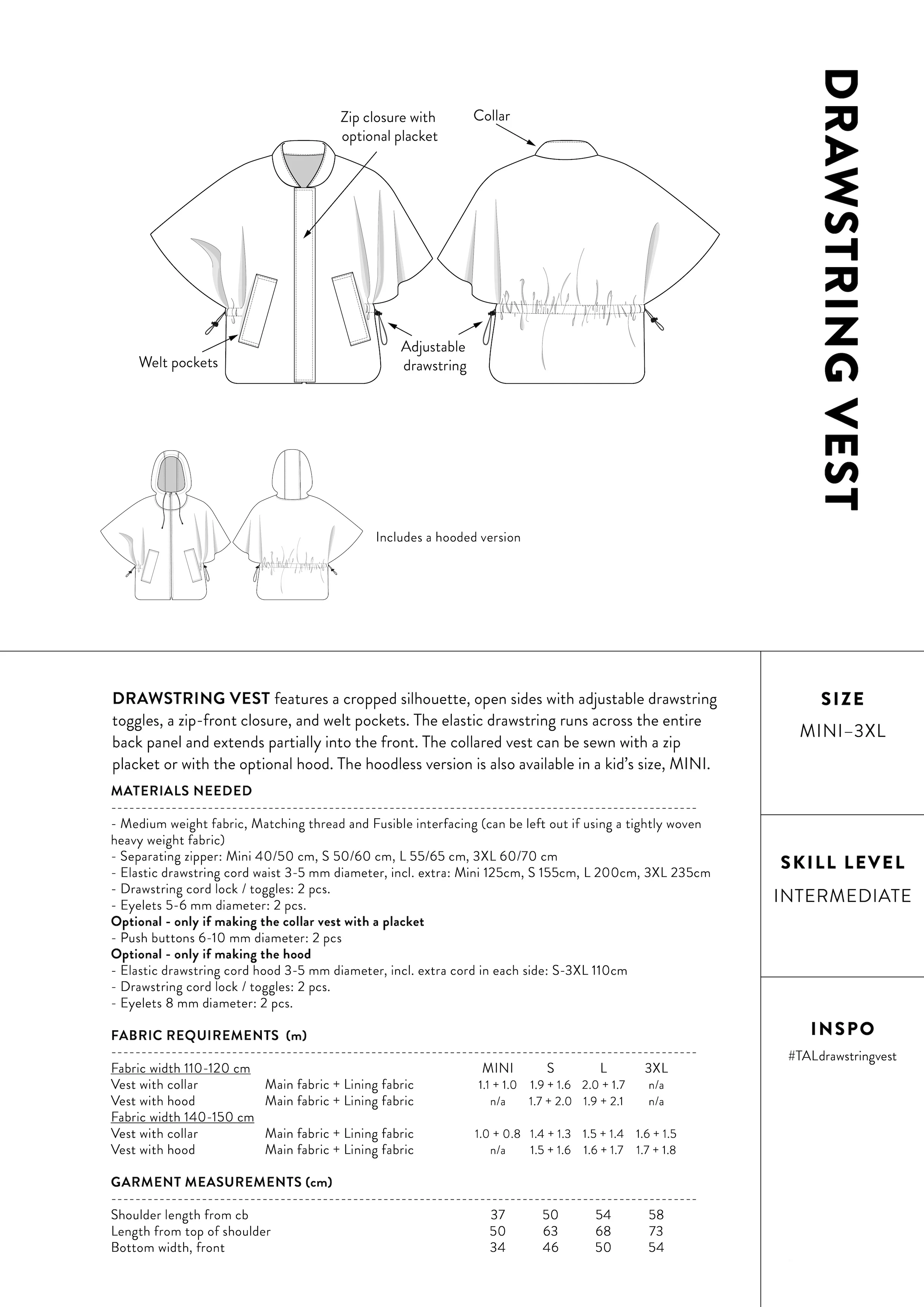 The Assembly Line Drawstring Vest - Image 12