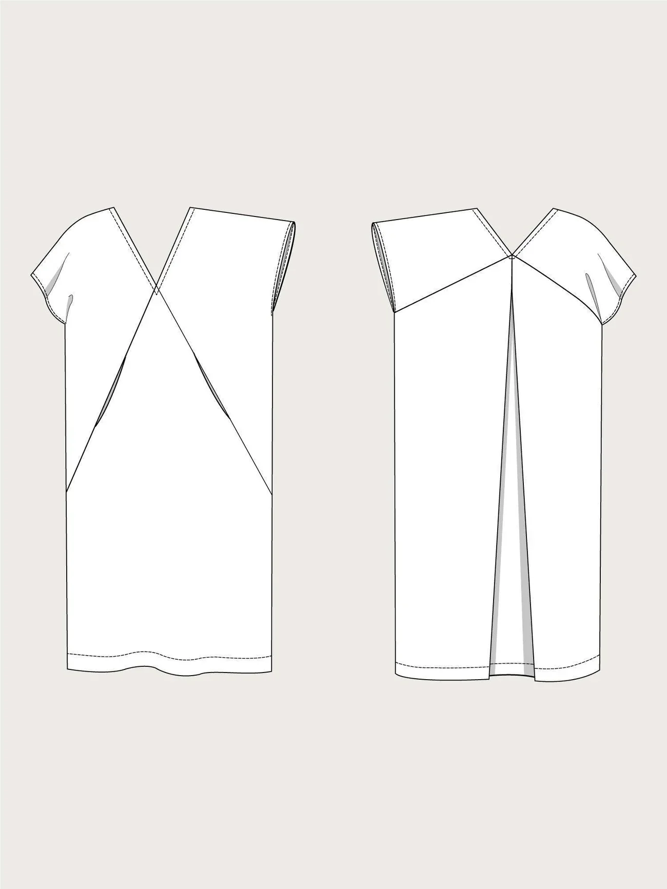 The Assembly Line Minimalist Kaftan Dress - Image 5