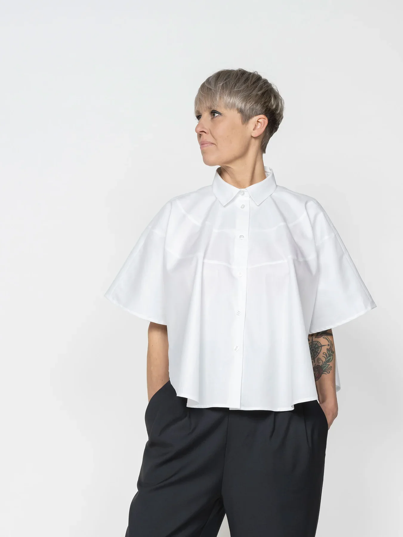 The Assembly Line Poncho Shirt - Image 4