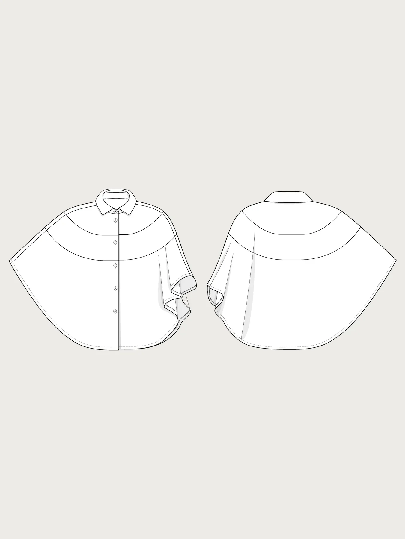 The Assembly Line Poncho Shirt - Image 9