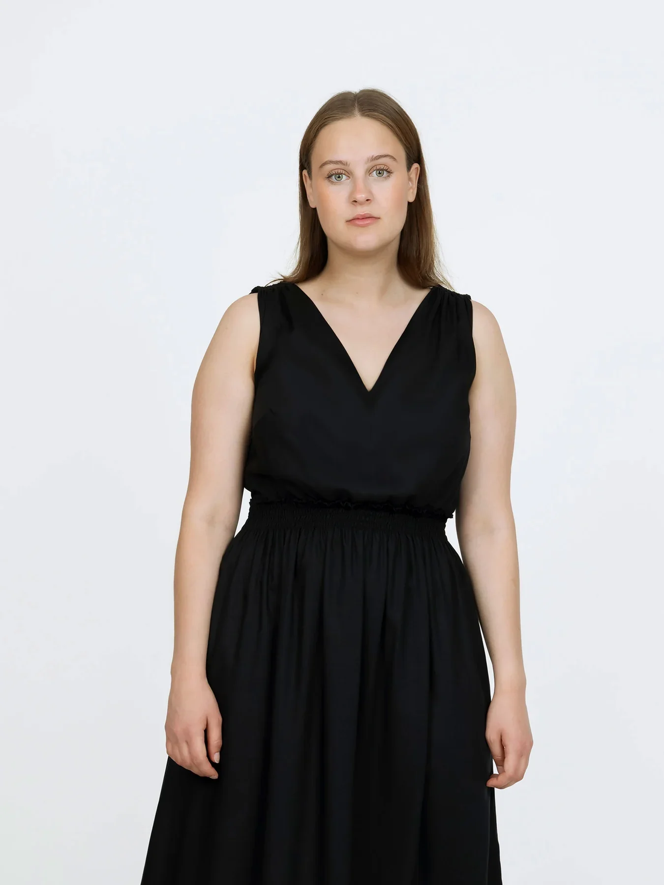The Assembly Line Smocked Dress - Image 3