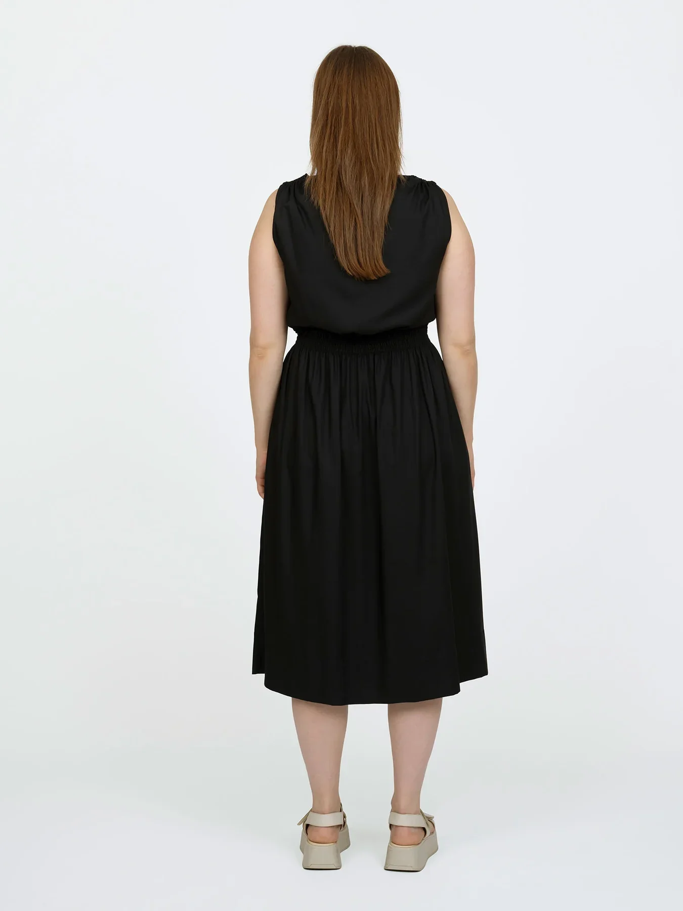 The Assembly Line Smocked Dress - Image 5