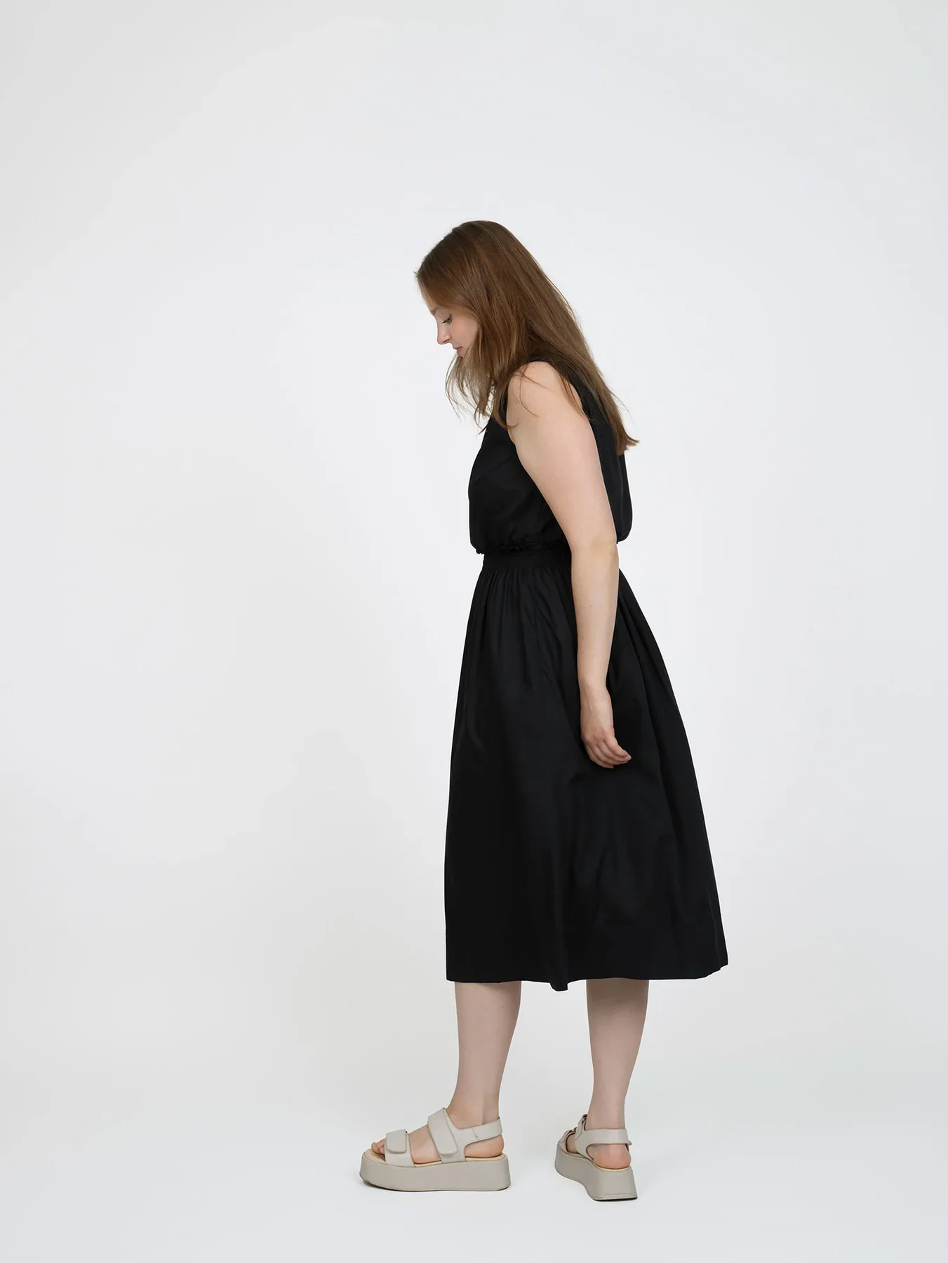 The Assembly Line Smocked Dress - Image 6