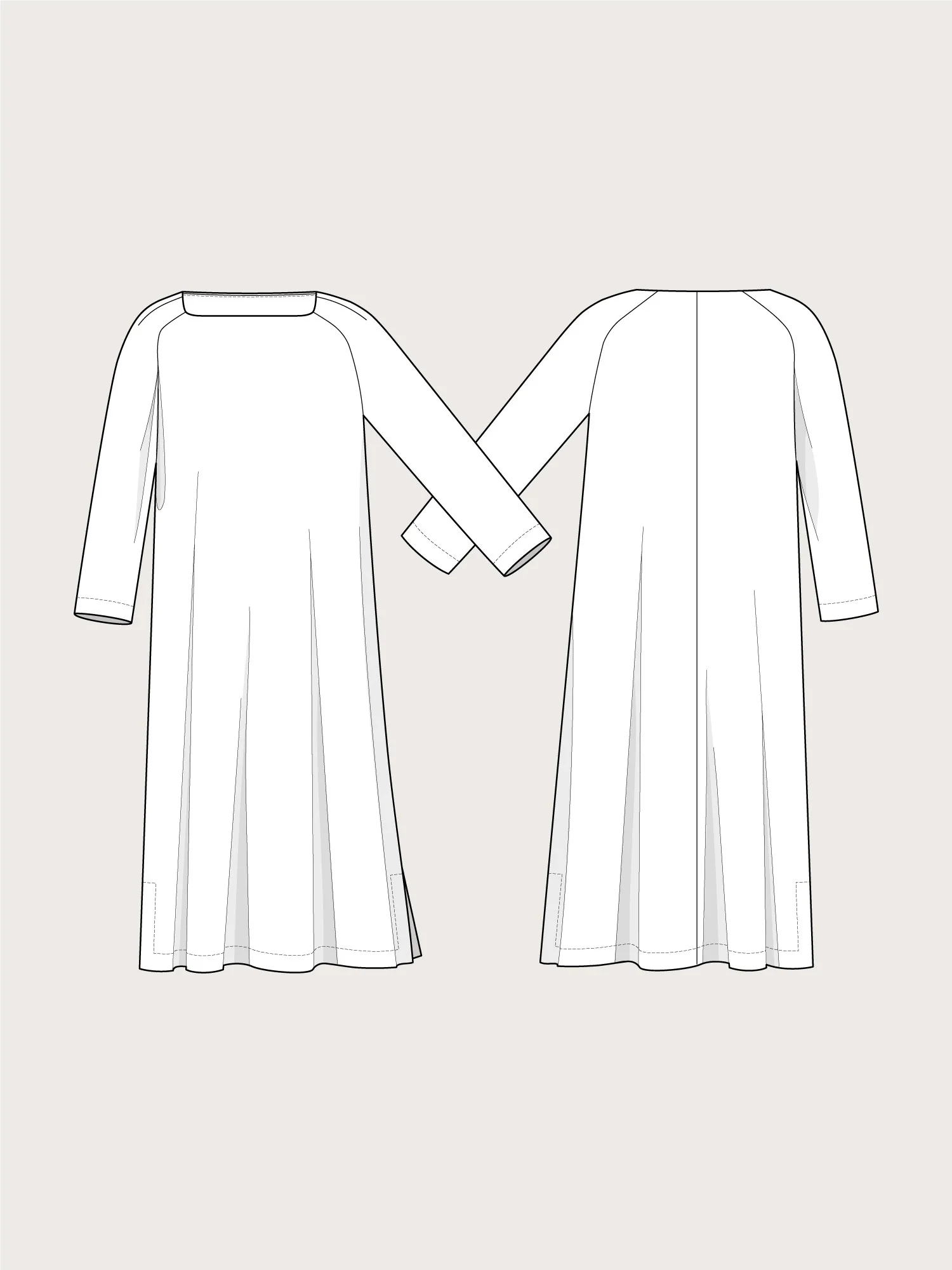 The Assembly Line Square Neck Dress - Image 7