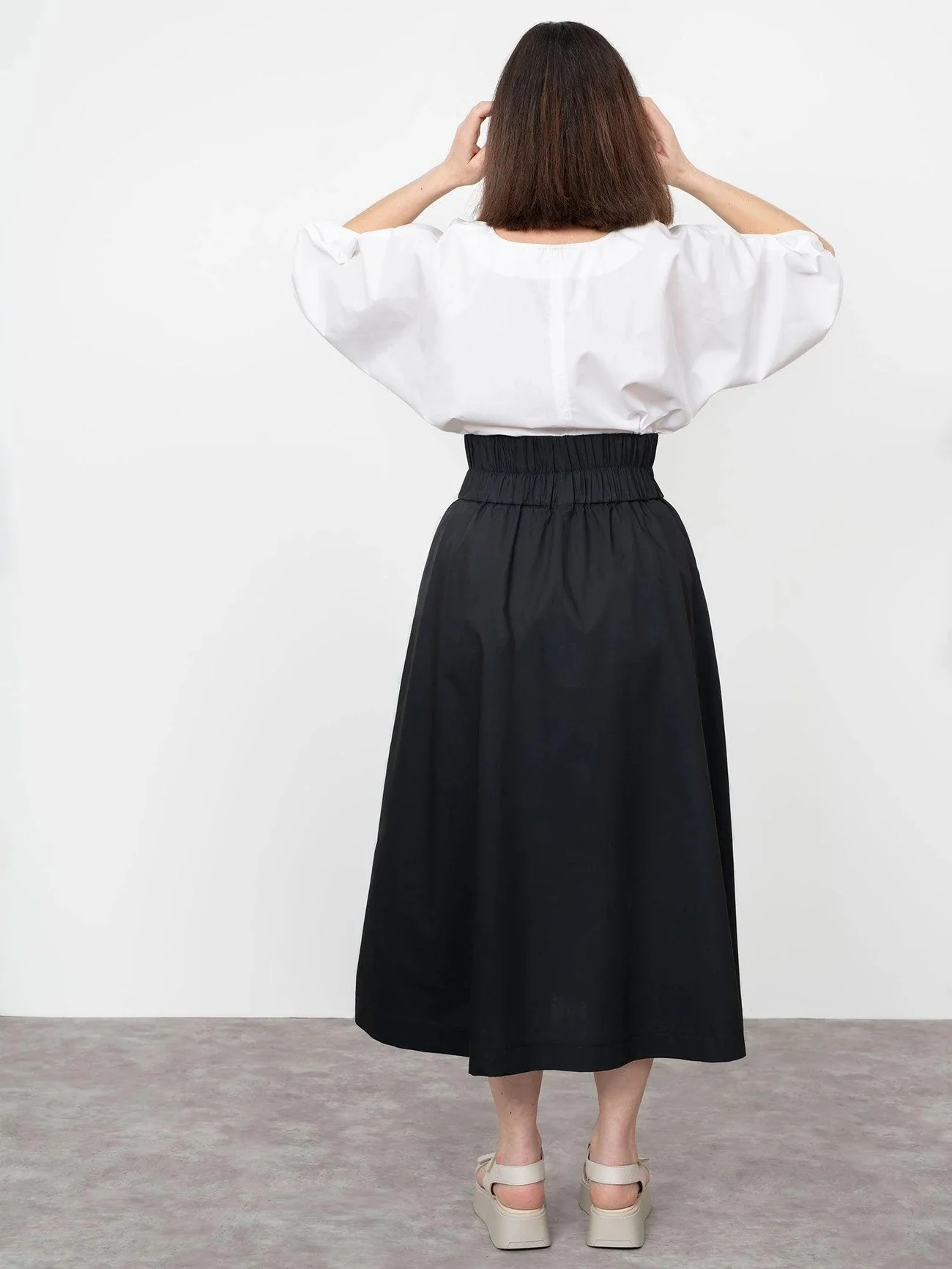 The Assembly Line V-neck Cuff Top - Image 5