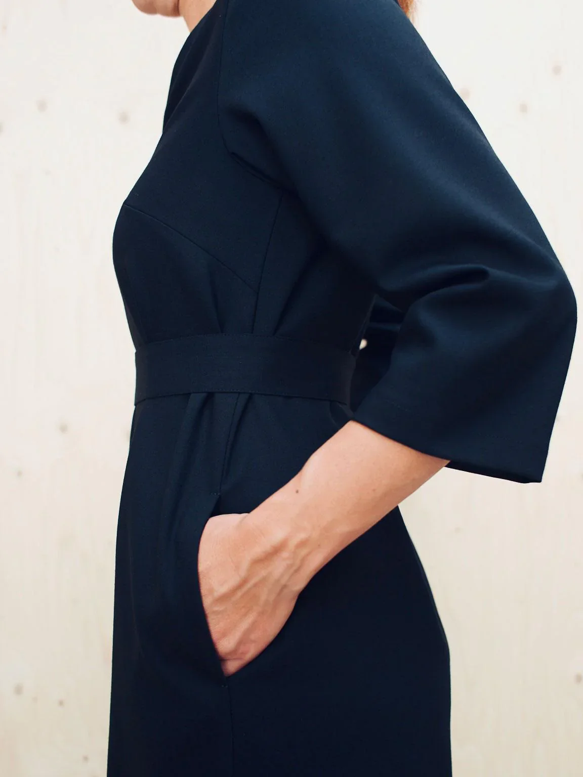 The Assembly Line V-neck Dress - Image 6