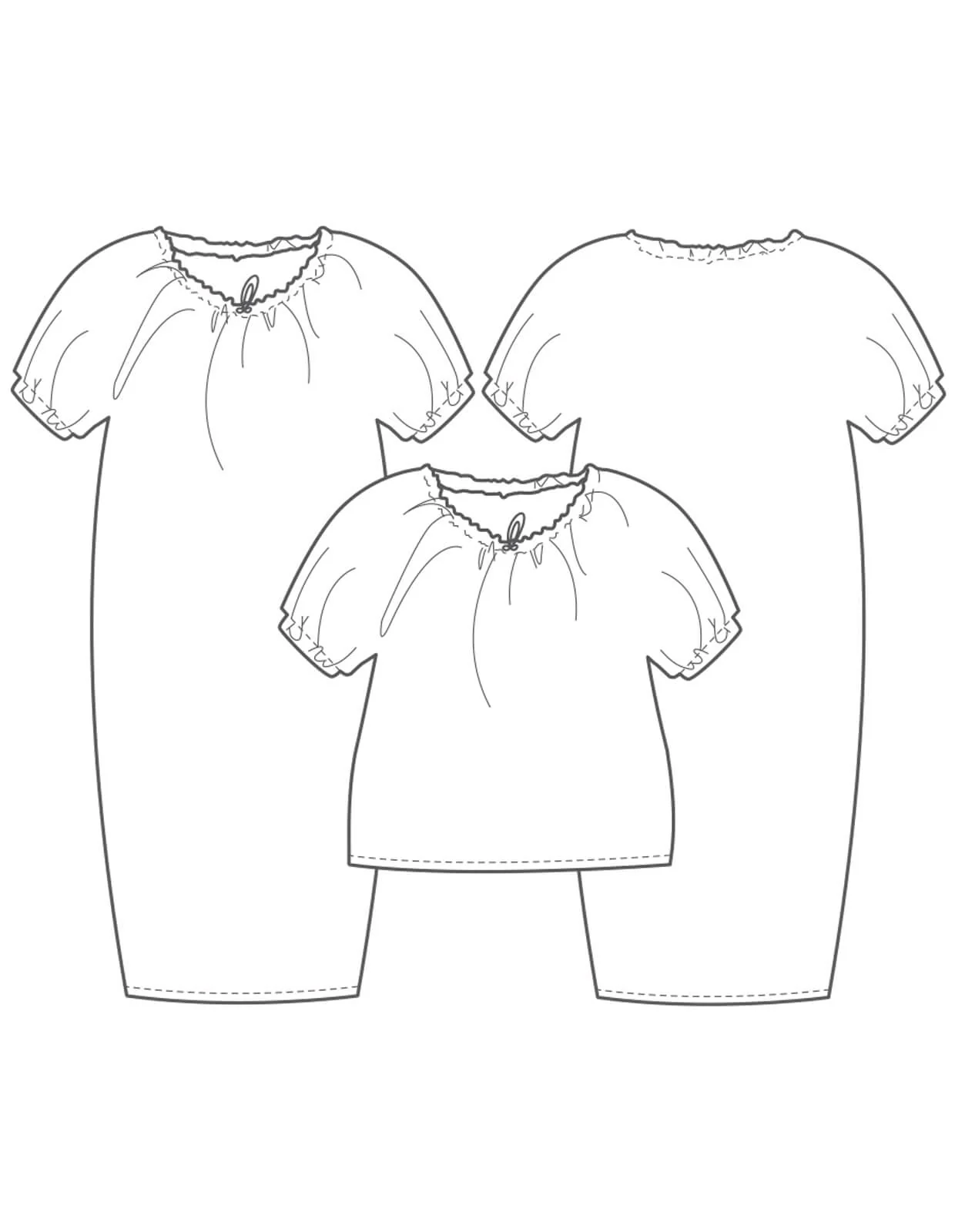The Maker's Atelier Drawstring-neck Dress and Top - Image 6