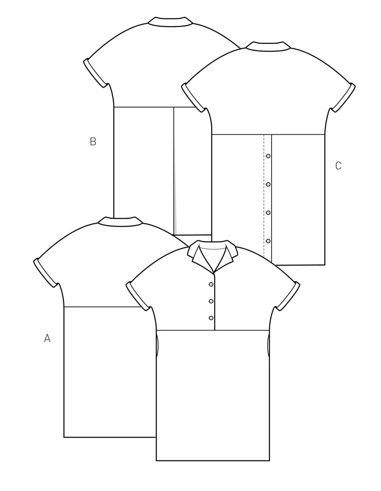 The Maker's Atelier Flip Collar Shirt Dress - Image 5