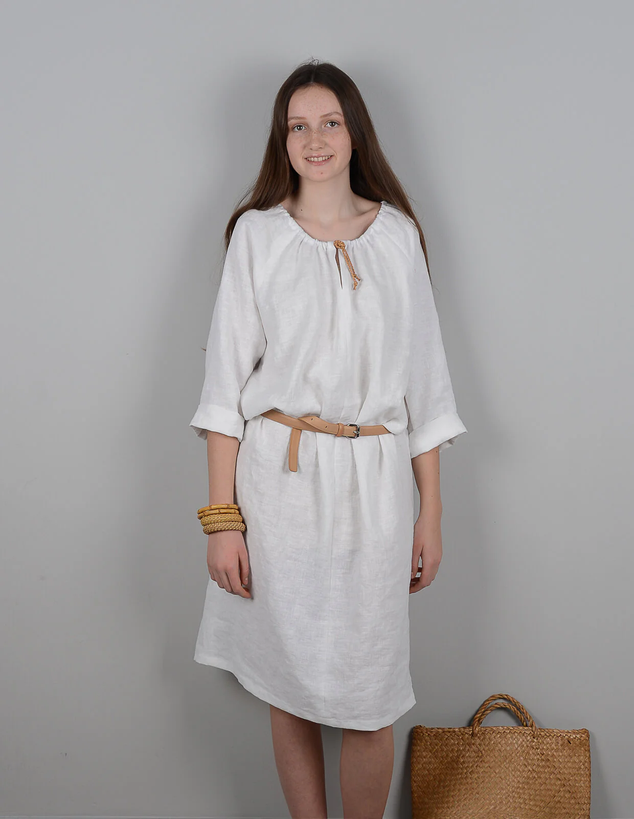 The Maker's Atelier Gathered-neck Dress and Top - Image 3