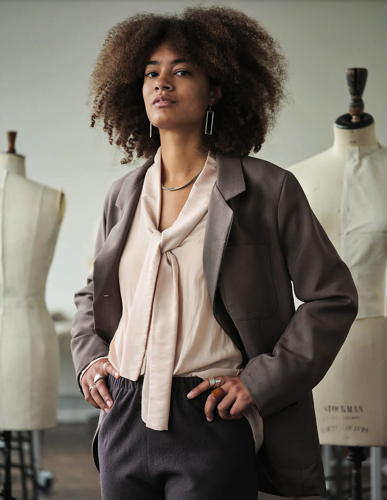 The Maker's Atelier Tie Front Blouse - Image 4