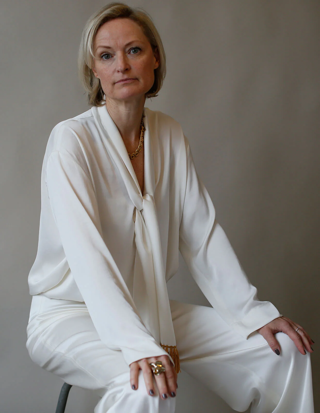 The Maker's Atelier Tie Front Blouse - Image 5