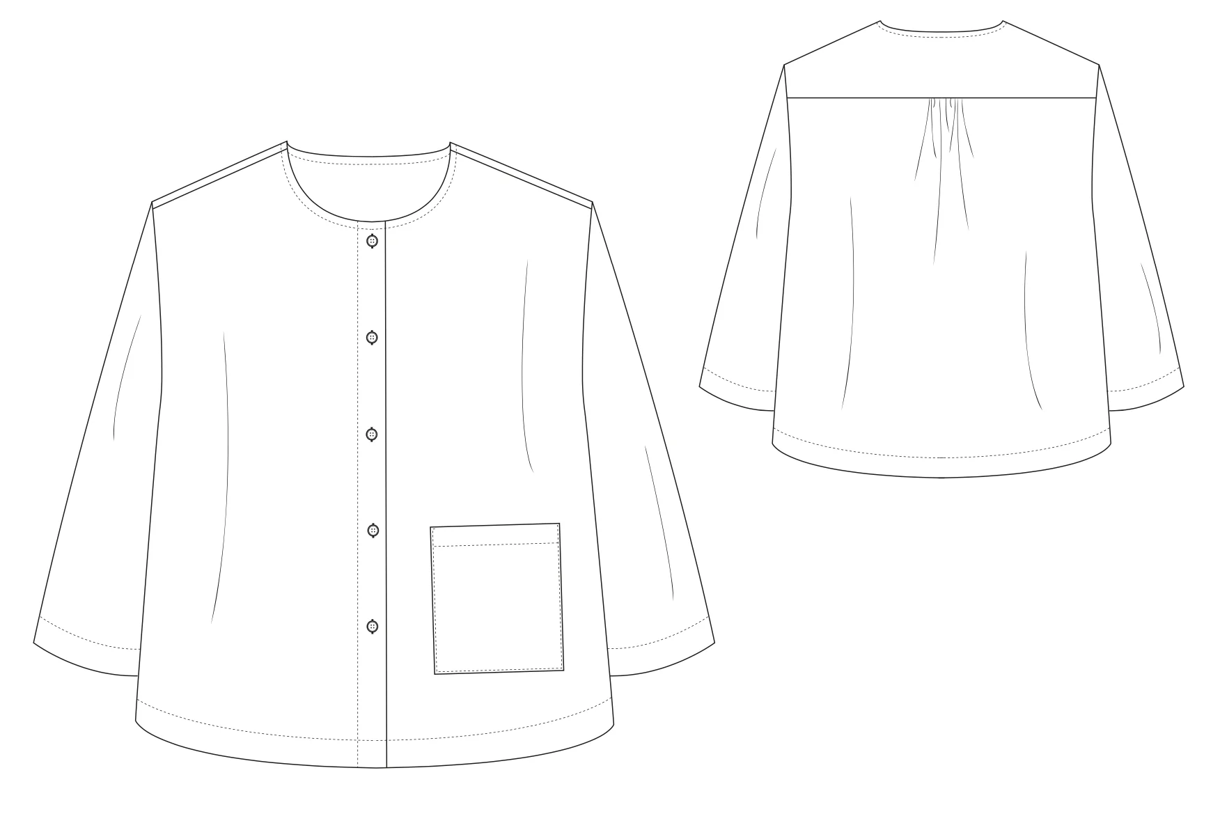 Modern Sewing Co. Frida Shirt - Image 9