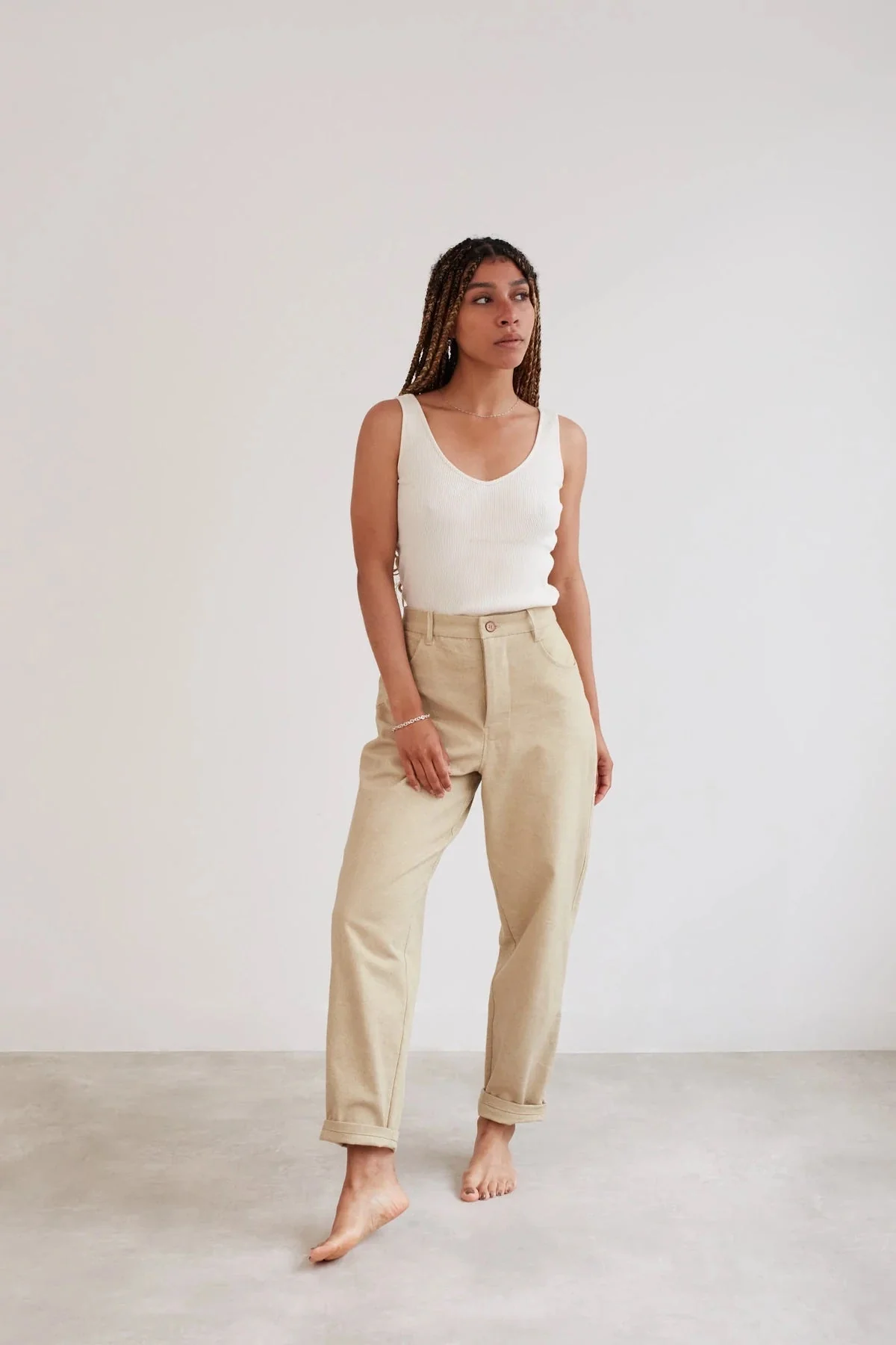 Modern Sewing Co. Worker Trousers - Printed copy shop (+£7.00)