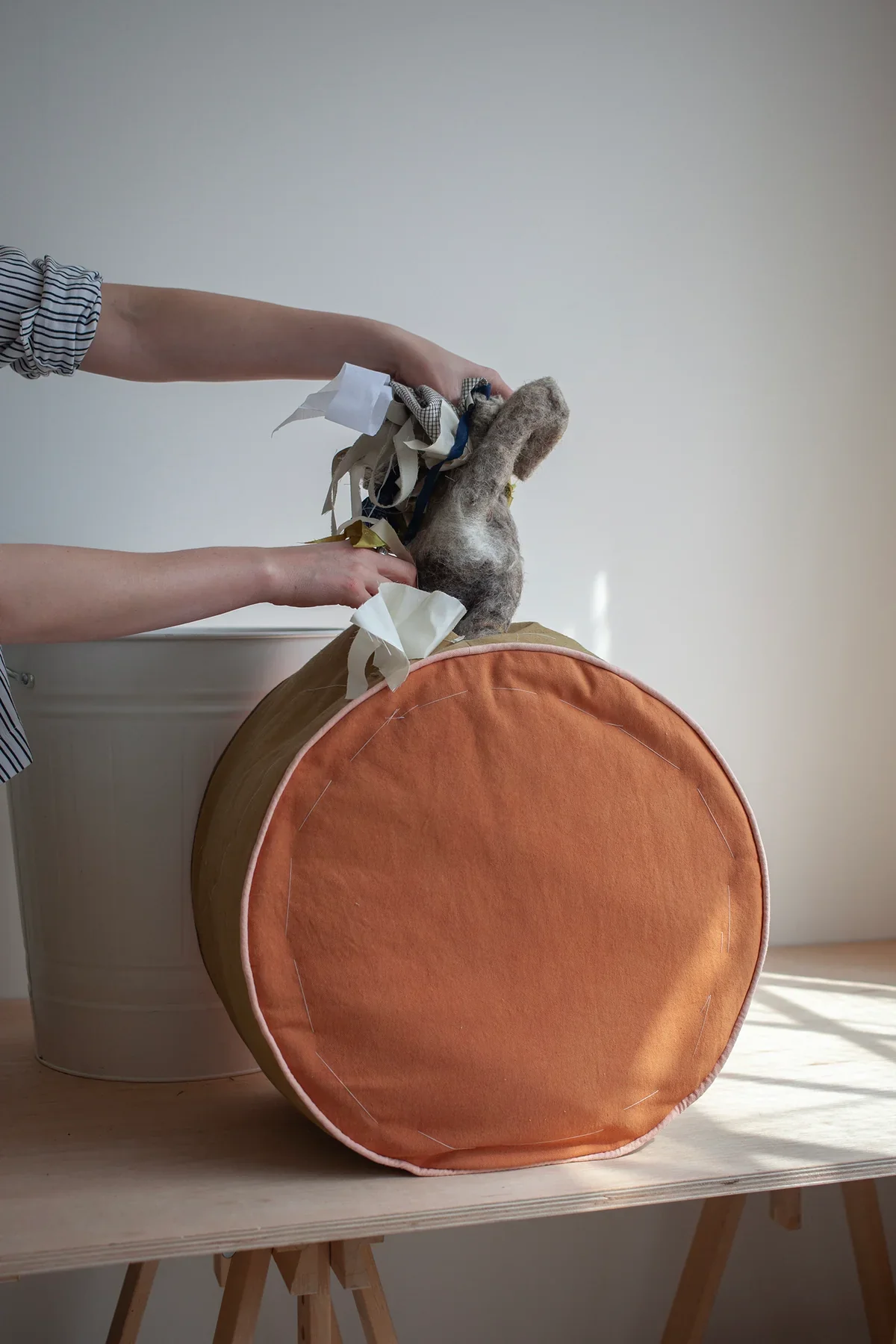 Modern Sewing Co. Zero Waste Pouffe - Image 4