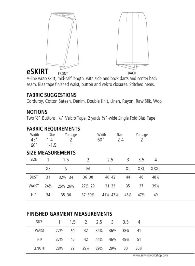 The Sewing Workshop e-Skirt - Image 6