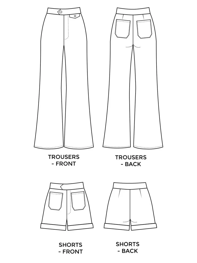Tilly and the Buttons Jessa Trousers/Shorts - Image 14